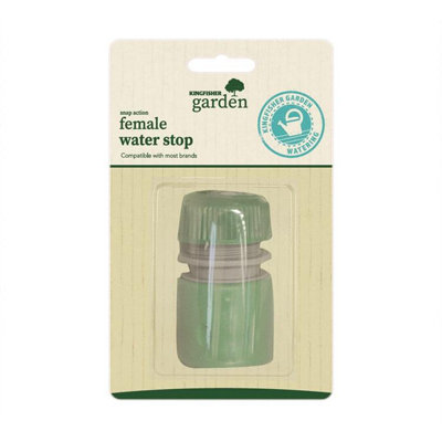 Kingfisher Snap Action Female Water Stop One Colour (One Size) from B&Q