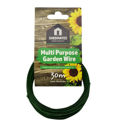 Kingfisher Multi-Purpose Garden Wire 30M X 1mm One Colour (One Size) from B&Q