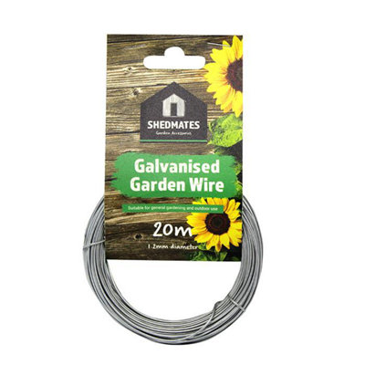 Kingfisher Galvanised Garden Wire 20M X 1.2mm One Colour (One Size) from B&Q