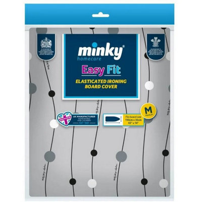Minky Easy-Fit Ironing Board Cover Standard 110 X 35Cm One Colour (One Size) from B&Q