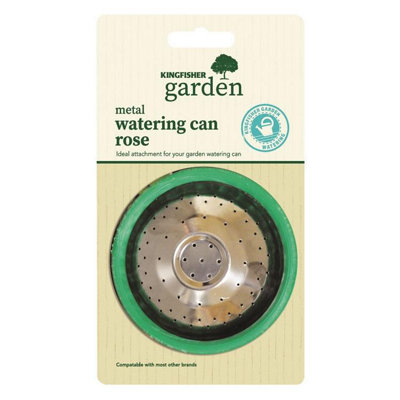Kingfisher Metal Watering Can Rose Carded One Colour (One Size) from B&Q