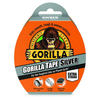 B&Q -  Tape Silver 48mm X 11M One Colour (One Size)