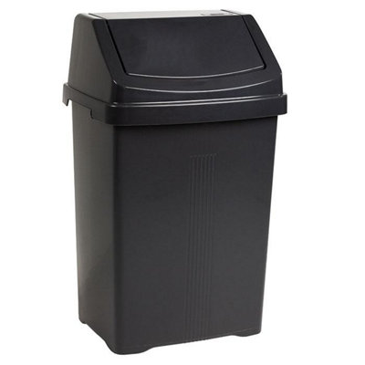  - Casa 50L Swing Bin Midnight Black One Colour (One Size)