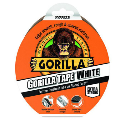 B&Q -  Tape White 48mm X 27M One Colour (One Size)