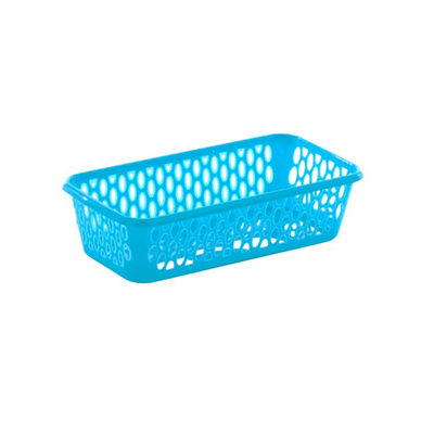  - Leecroft 20Cm Handy Basket Blue 10 X 20 X 5Cm One Colour (One Size)