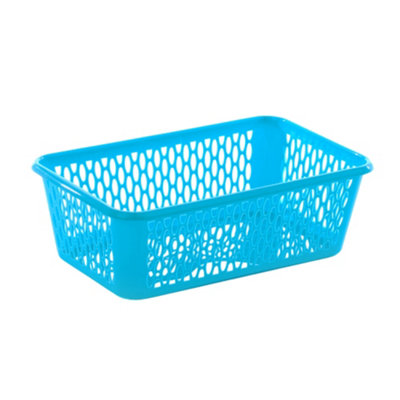  - Leecroft 25Cm Handy Basket Blue 25 X 16 X 8Cm One Colour (One Size)