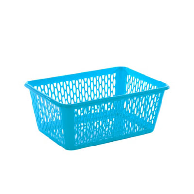  - Leecroft 37Cm Handy Basket Blue 37 X 26 X 16Cm One Colour (One Size)