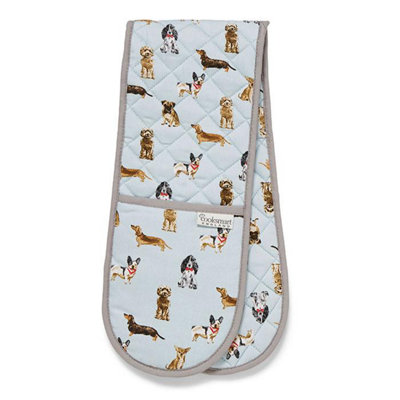 Cooksmart Curious Dogs Double Oven Glove One Colour (One Size) from B&Q