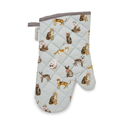 Cooksmart Curious Cats Oven Gauntlet One Colour (One Size) from B&Q