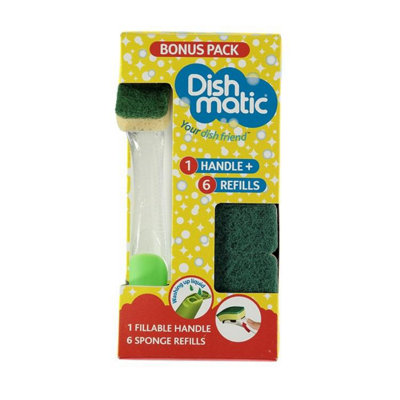 Dishmatic Bonus Pack 1 Handle & 6 Refills One Colour (One Size) from B&Q