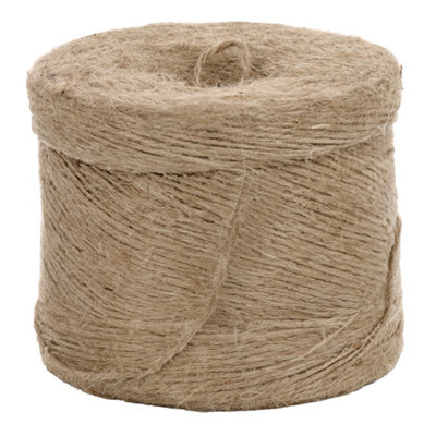 Mill Farm 3Ply Natural Jute Twine Spool Jumbo 500G/ 375M One Colour (One Size) from B&Q