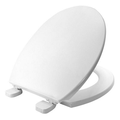 Bemis Chester Thermoplastic Toilet Seat White One Colour (One Size) from B&Q