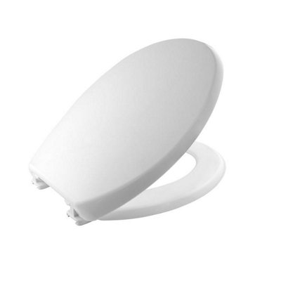 Bemis Buxton Thermoplastic Toilet Seat White One Colour (One Size) from B&Q