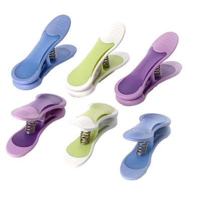 Orwell Jumbo Soft Touch Deluxe Euro Pegs 6Pk One Colour (One Size) from B&Q