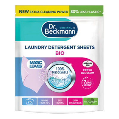 Dr Beckmann Laundry Ergent Sheets Bio Fresh Blossom 25Pk One Colour (One Size) from B&Q