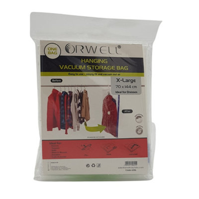  - Orwell Hanging Vacuum Storage Bag X-Large 70 X 144Cm One Colour (One Size)