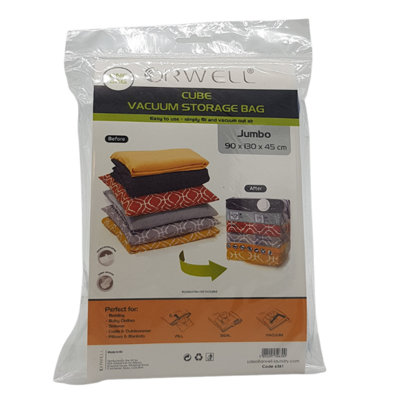  - Orwell Cube Vacuum Storage Bag Jumbo 90 X 130 X 45Cm One Colour (One Size)