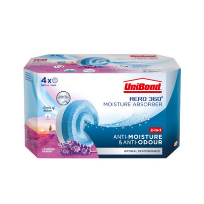 Unibond Aero 360 Moisture Absorber Refill Lavender 4Pk - Image 3