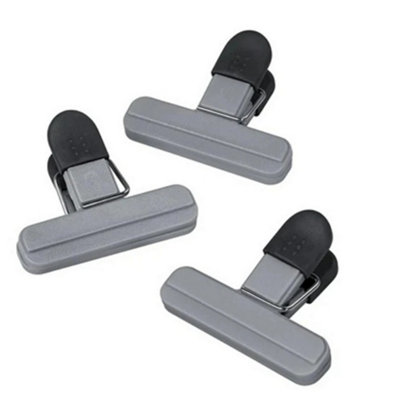 Chef Aid Bag Clip 3Pk One Colour (One Size) from B&Q