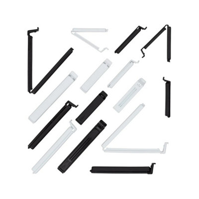 Chef Aid Set Of Small & Large Bag Clips 15Pk One Colour (One Size) from B&Q