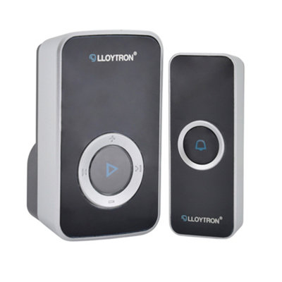 Mip3 32 Melody Plugin Premium Door Chime Kit Black One Colour (One Size) from B&Q