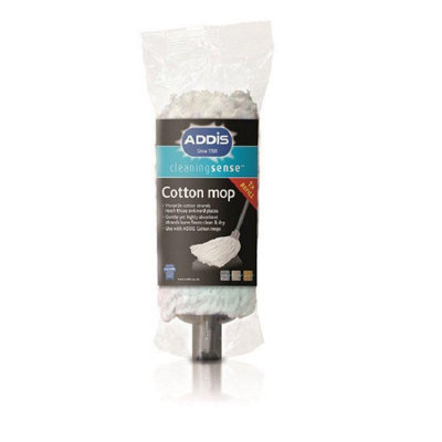 Addis Cotton Mop Refill One Colour (One Size) from B&Q