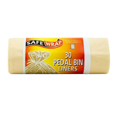 Safewrap Pedal Bin Liners 12L 30Pk One Colour (One Size) from B&Q