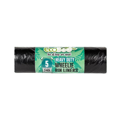 B&Q -  Wheelie Bin Liner 5Pk One Colour (One Size)