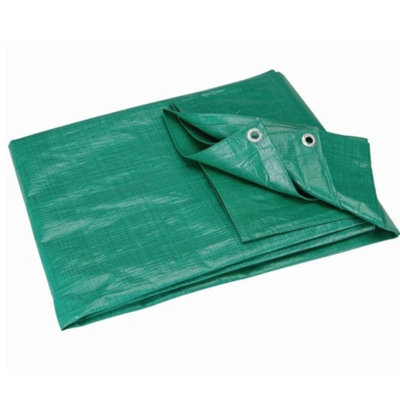 Poly Tarpaulin 3.5 X 4.5M / 12 X 15' One Colour (One Size) from B&Q