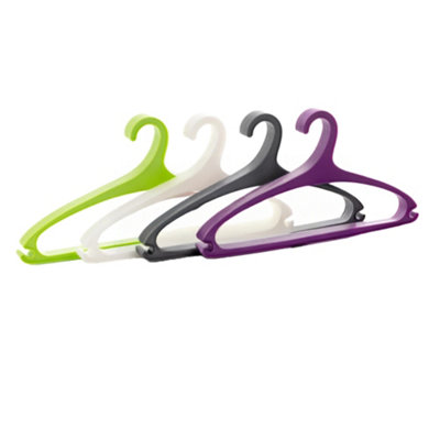 Orwell Plastic Space Saver Hanger 5Pk One Colour (One Size) from B&Q