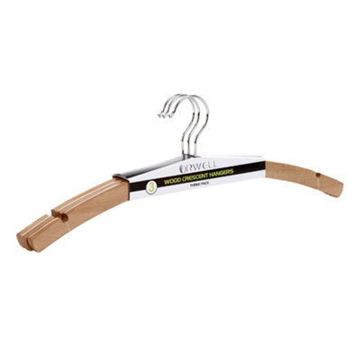 Orwell Crescent Hanger 3Pk One Colour (One Size) from B&Q