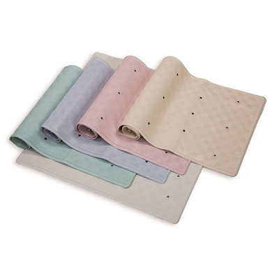 Blue Canyon Rubber Bath Mat Cream 34 X 74Cm One Colour (One Size) from B&Q