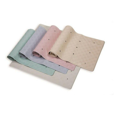 Rubber Shower Mat Cream 53 X 53Cm One Colour (One Size) from B&Q