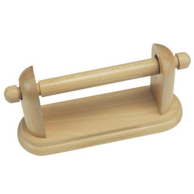 Wooden Toilet Roll Holder One Colour (One Size) from B&Q