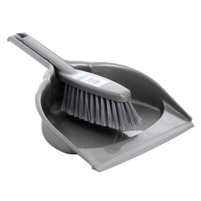 Leecroft Dustpan & Brush Soft One Colour (One Size) from B&Q