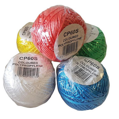 Polypropylene Shop Twine Orted Colours One Colour (One Size) from B&Q