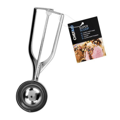 Chef Aid Chrome Ice Cream Scoop One Colour (One Size) from B&Q