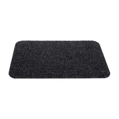 Sentry Guardsman Rib Mat No 1A 16 X 24'' Charcoal One Colour (One Size) from B&Q