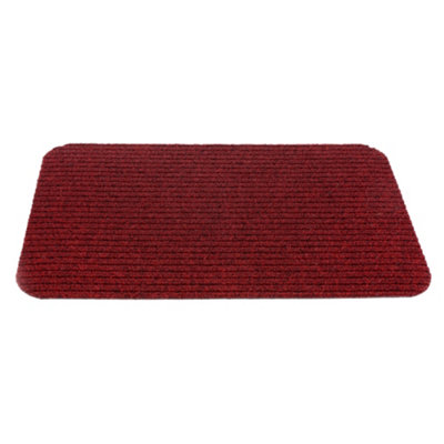 Sentry Guardsman Rib Mat No 1A 16 X 24'' Red One Colour (One Size) from B&Q