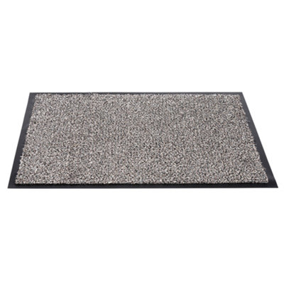 B&Q -  Barrington Cotton Washable Mat 16 X 24'' Light Brown One Colour (One Size)