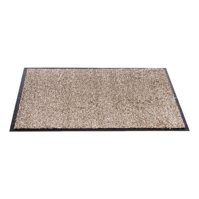 B&Q Sentry Barrington Cotton Washable Mat 20 X 33'' One Colour (One Size) Beige