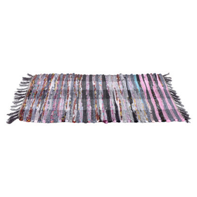 Sentry Danvibio Cotton Rag Rug Orted 16 X 24'' One Colour (One Size) from B&Q