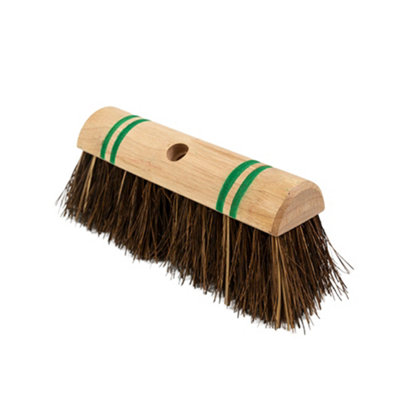 Head Only 10.5'' Bine Yard Scavenger Broom Threaded One Colour (One Size) from B&Q