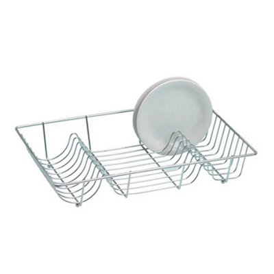 Universal Textiles Unisex Multicolor Chrome Wire Flat Dish Drainer - Image 3