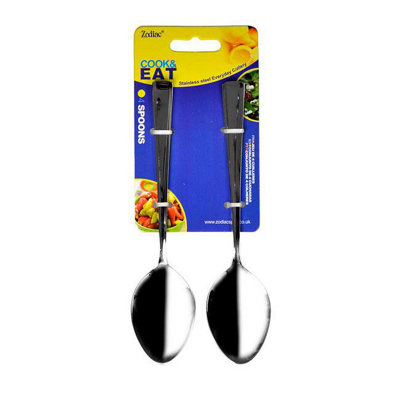 Dessert Spoons On Card 4Pk One Colour (One Size) from B&Q