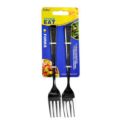 Forks On Card 4Pk One Colour (One Size) from B&Q