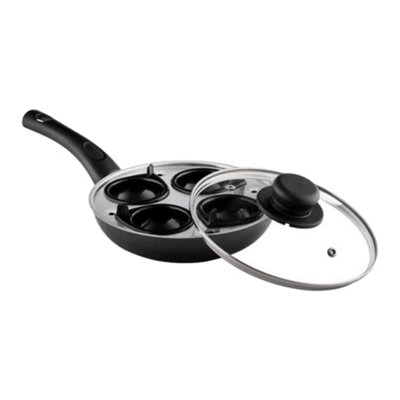  - Aluminum Egg Poacher 4 Hole One Colour (One Size)
