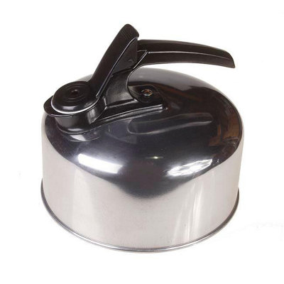 Aluminum Polished Whistling Kettle 2L One Colour (One Size) from B&Q