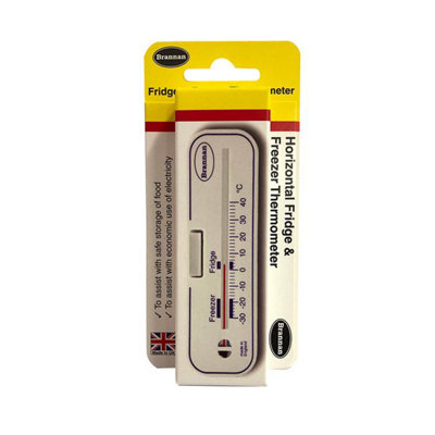 Brannan Horizontal Fridge Freezer Thermometer One Colour (One Size) from B&Q