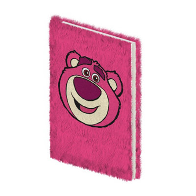 Toy Story 3 Stop Your Worrying Lotso Plush A5 Notebook Pink/white (22.5Cm X 16.5Cm X 2.3Cm) from B&Q